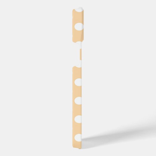 Pois blancs sur beige (Côté droit)