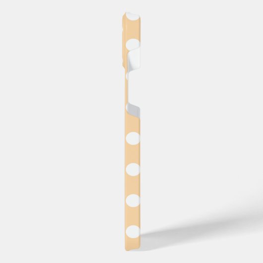 Pois blancs sur beige (Côté gauche)