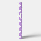 Pois blancs sur Coque lilas-coque iphone Mate (Verso / Droite)