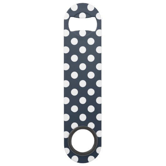 Pois blancs sur gris bleu (Devant)