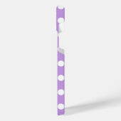 Pois blancs sur lilas (Côté gauche)