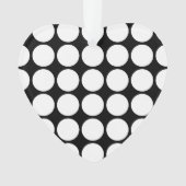 Pois blancs sur noir (devant)