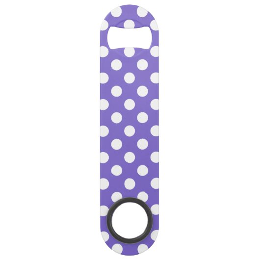 Pois blancs sur perwinkle (Devant)