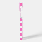 Pois blancs sur rose (Côté gauche)