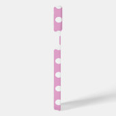 Pois blancs sur rose pâle (Côté droit)