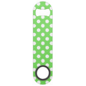 Pois blancs sur vert pomme (Dos)