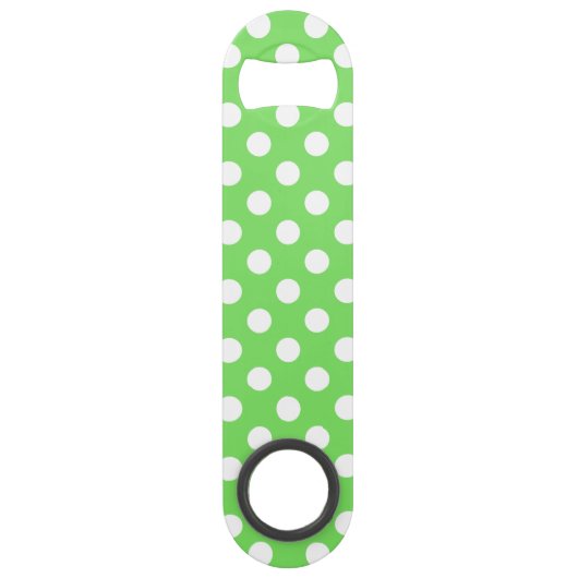 Pois blancs sur vert pomme (Devant)