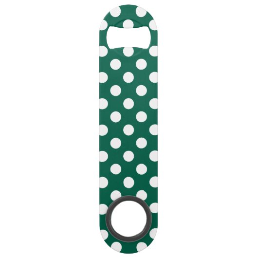 Pois blancs sur vert sauge (Devant)