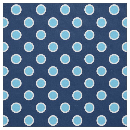 Pois bleu-clair sur le tissu bleu-foncé (Échantillon)