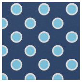 Pois bleu-clair sur le tissu bleu-foncé (Détail)