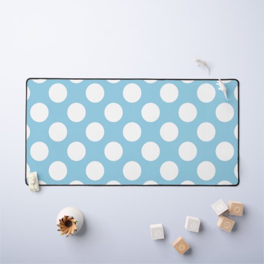 Pois Bleus, Motif Pointe Polka, Points, Pointe (Tableau pour enfants)