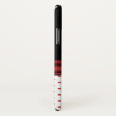 Pois chic et Bow iPhone X Coque (Dos/Droite)