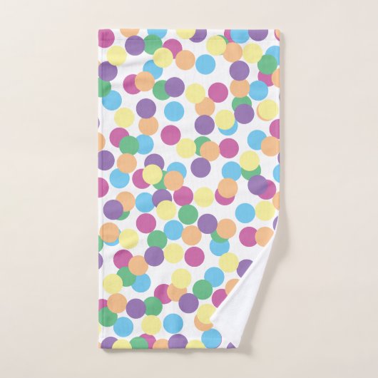 Pois coloré (Serviette à main)
