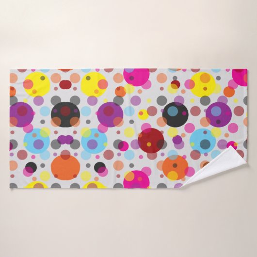 Pois coloré (Serviette de bain)