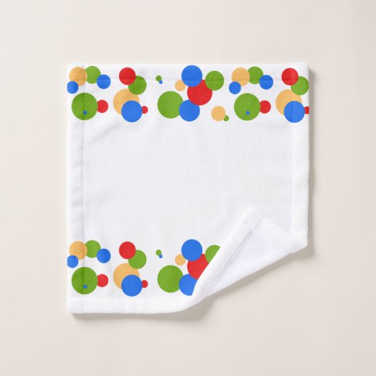 Pois coloré (Gant de toilette)