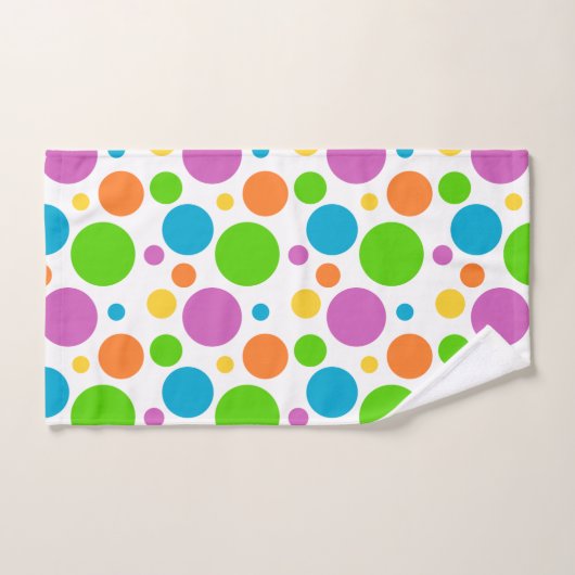 Pois coloré (Serviette à main)