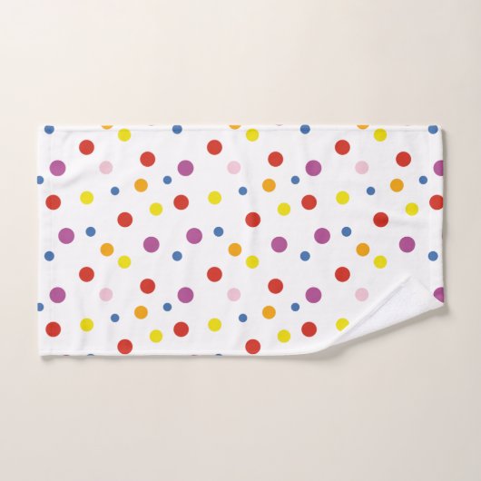 Pois coloré (Serviette à main)