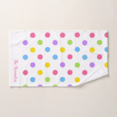 Pois coloré (Serviette à main)