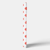 Pois coralliens vivants sur Coque blanc-Mate iPhon (Verso / Droite)