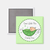 Pois Dans Mon Pod Magnet Personnalisé (Recto/Verso)