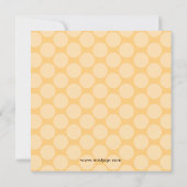 Pois dans un Baby shower Jumeaux Pod Invitation (Dos)