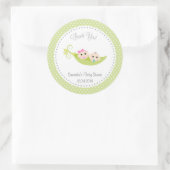 Pois Dans Un Baby shower Pod Sticker Jumeaux (Sac)