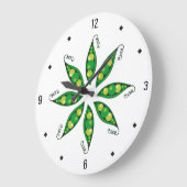 Pois de pois potager cuisine horloge cuisine (Angle)