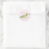 Pois de Whimsical dans un Sticker de Baby shower d (Sac)