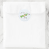Pois de Whimsical dans un Sticker de Baby shower d (Sac)