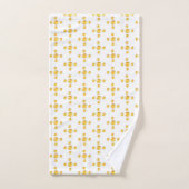 Pois d'or sur blanc (Serviette à main)