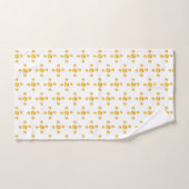 Pois d'or sur blanc (Serviette à main)