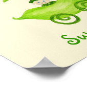 Pois doux bébé garçon affiche (Coin)