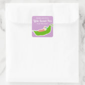 Pois doux dans un Stickers (violet) (Sac)