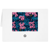 Pois doux et bourdons, rose et bleu (Dos Horizontal)