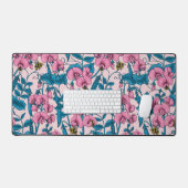 Pois doux et bourdons, rose et bleu (Clavier et souris)