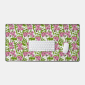 Pois doux et bourdons, rose, vert et blanc (Clavier et souris)