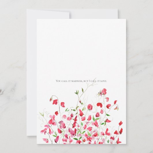 pois doux rose faire-part de mariage (Dos)