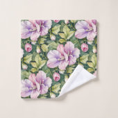 Pois doux roses et lavande (Gant de toilette)