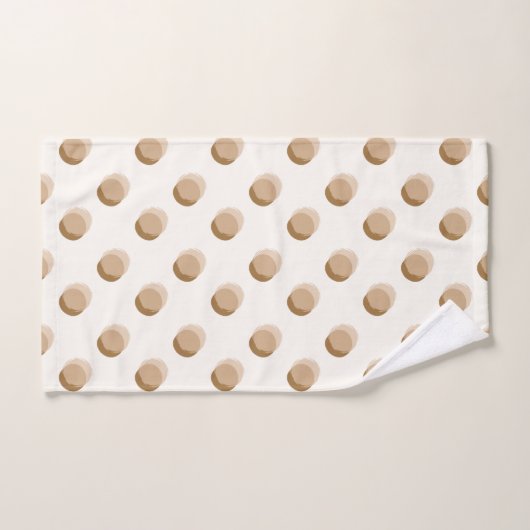 Pois en jeu chaud neutre (Serviette à main)