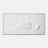 Pois et marguerites 2 - Blanc, Sable et Palm Green (Clavier et souris)