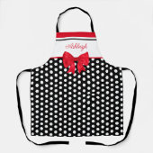 Pois fantaisie, tablier rouge (Recto)