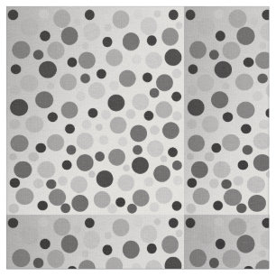 Pois Gris Et Noir, Tissu