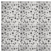 Pois Gris Et Noir, Tissu (Échantillon)