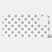 Pois gris sur Coque blanc-coque iphone Mate (Verso (horizontal))