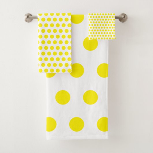 Pois Jaune Blanc Couleurs Personnalisées Jolies (En situation)