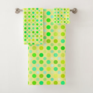 pois jaunes et verts