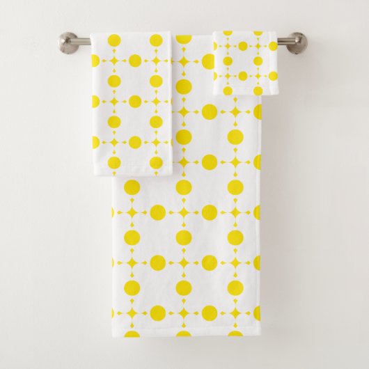 Pois Jaunes, Motif Polka Dot, Points, Pots (En situation)