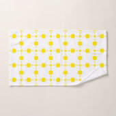 Pois Jaunes, Motif Polka Dot, Points, Pots (Serviette à main)
