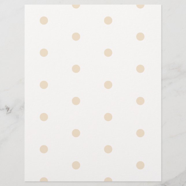 Pois Kraft sur la papeterie blanche (Devant)