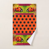 Pois Ladybug (Serviette à main)